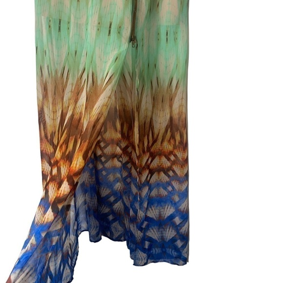 Arden B Boho Tribal Printed Maxi Skirt Size Small - Picture 4 of 11